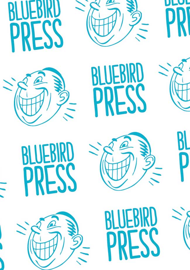 Bluebird Press Tape Design