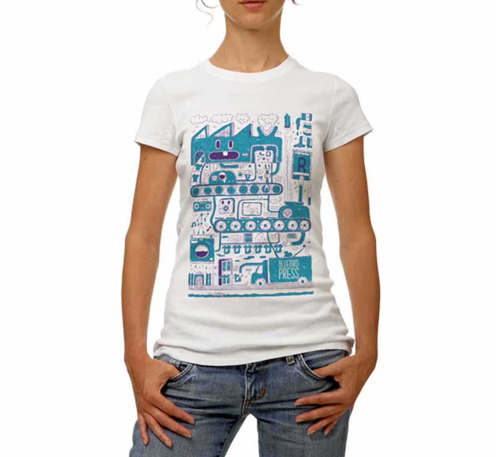 Bluebird Press Tshirt Design