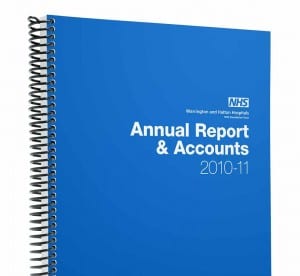 Warrington Hospital Annual Report Design