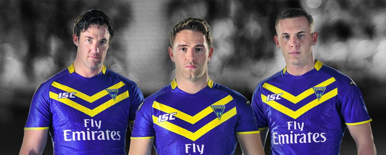 Warrington Wolves Rugby Kit Launch