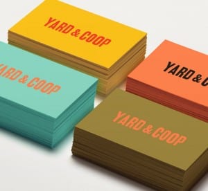 branding yard and coop cards