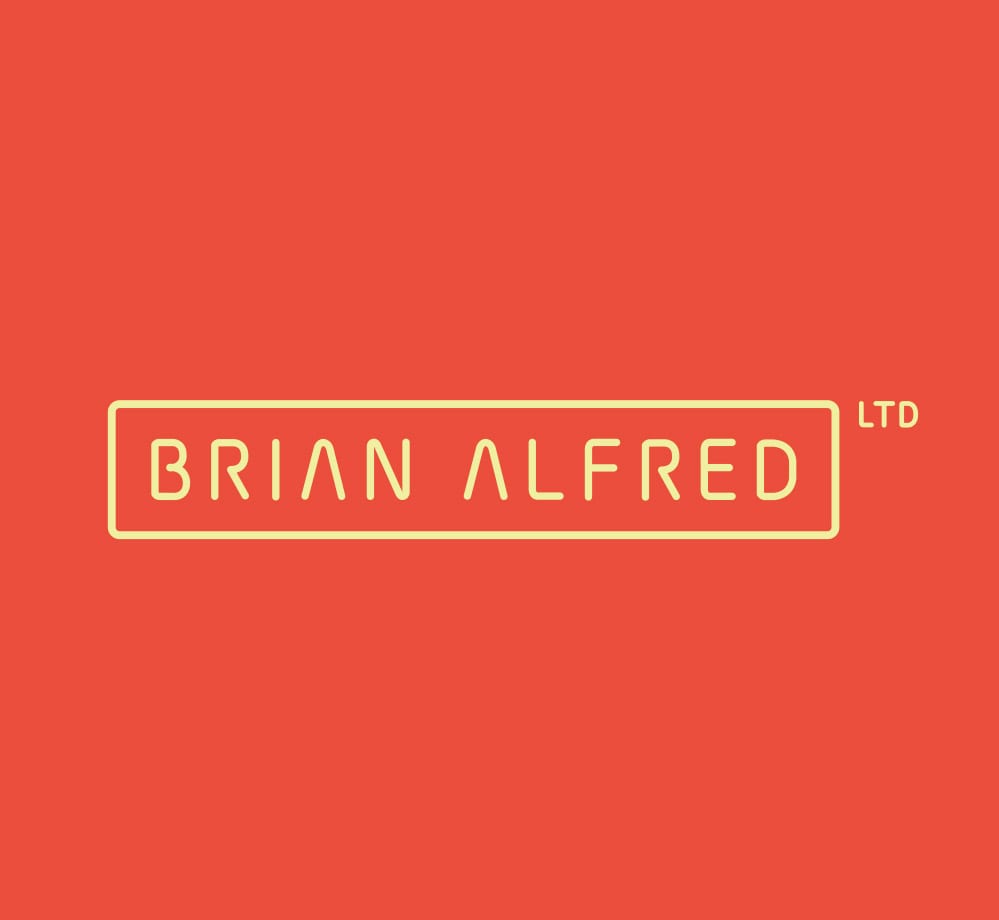 brian alfred logo orange
