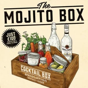 illustration mojito box design