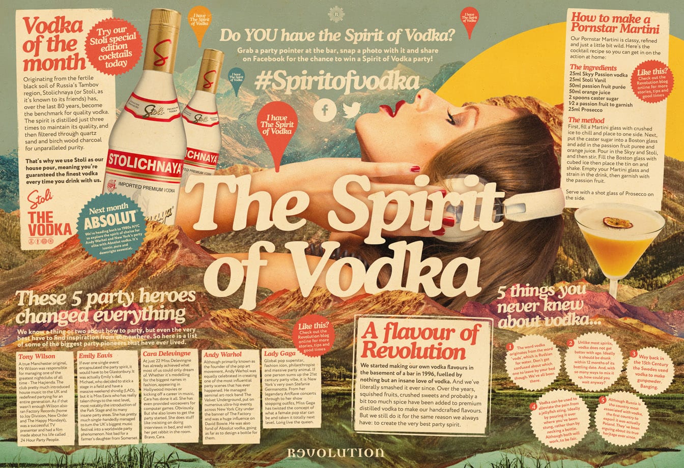 spirit of vodka placemat